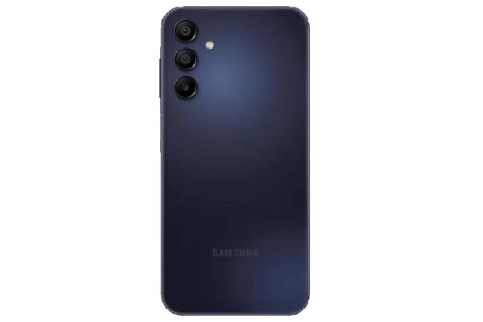 Back view of a Samsung smartphone with cameras.