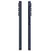 Side view of two smartphones, navy colour.