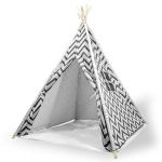 v610 tee 537 bla 218916 00.jpg Children's grey zigzag pattern teepee tent
