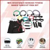 19pc resistance exercise fitness bands tubes kit yoga set 19pc resistance exercise fitness bands tubes kit yoga set