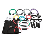 19pc resistance exercise fitness bands tubes kit yoga set 19pc resistance exercise fitness bands tubes kit yoga set