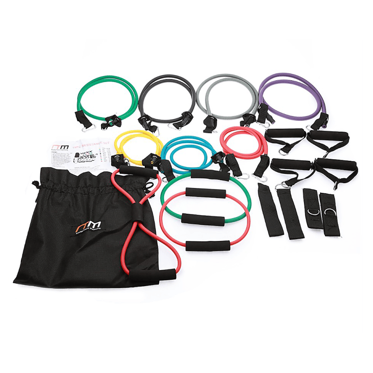 19pc resistance exercise fitness bands tubes kit yoga set 19pc resistance exercise fitness bands tubes kit yoga set