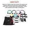 19pc resistance exercise fitness bands tubes kit yoga set 19pc resistance exercise fitness bands tubes kit yoga set