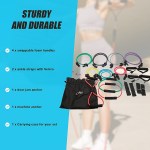 19pc resistance exercise fitness bands tubes kit yoga set 19pc resistance exercise fitness bands tubes kit yoga set