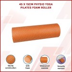 45 x 15cm physio yoga pilates foam roller