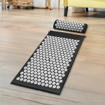 massage acupressure yoga mat with pillow sit mats cut pain stress soreness massage acupressure yoga mat with pillow sit mats cut pain stress soreness