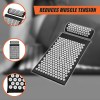 massage acupressure yoga mat with pillow sit mats cut pain stress soreness massage acupressure yoga mat with pillow sit mats cut pain stress soreness