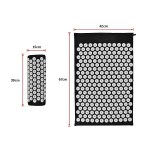 massage acupressure yoga mat with pillow sit mats cut pain stress soreness massage acupressure yoga mat with pillow sit mats cut pain stress soreness