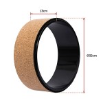 yoga pilates wheel cork circle prop back chest hips abdomen stretch roller