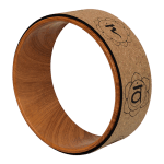 yoga pilates wheel cork circle prop back chest hips abdomen stretch roller