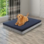 memory foam dog bed 15cm thick large orthopedic dog pet beds waterproof big