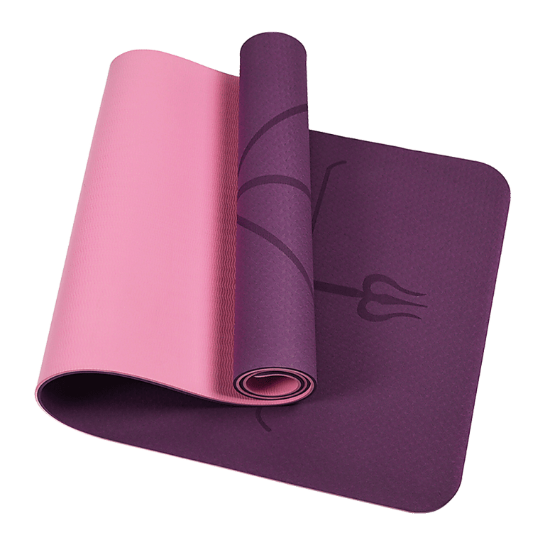 8mm tpe yoga mat exercise fitness gym pilates non slip dual layer 8mm tpe yoga mat exercise fitness gym pilates non slip dual layer