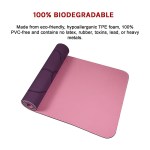 8mm tpe yoga mat exercise fitness gym pilates non slip dual layer 8mm tpe yoga mat exercise fitness gym pilates non slip dual layer