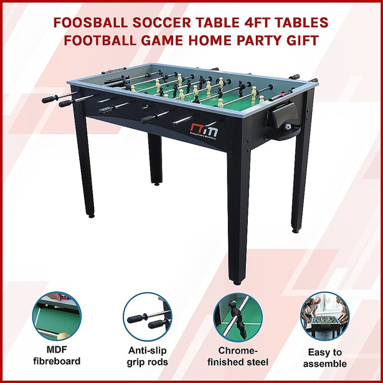 4ft foosball soccer table for home parties.