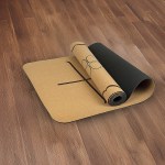 natural cork tpe yoga mat sports eco friendly exercise fitness gym pilates natural cork tpe yoga mat sports eco friendly exercise fitness gym pilates