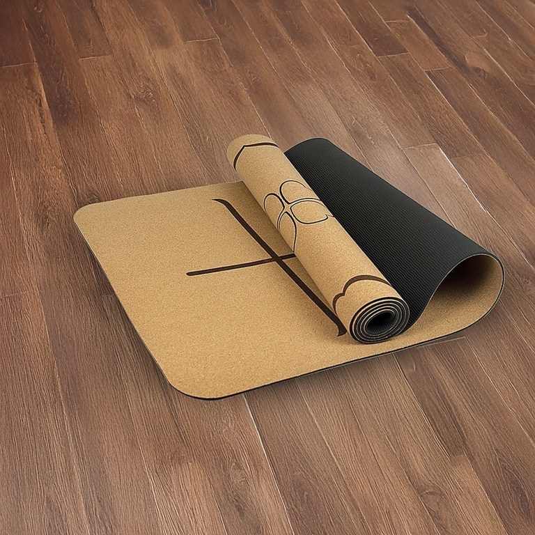 natural cork tpe yoga mat sports eco friendly exercise fitness gym pilates natural cork tpe yoga mat sports eco friendly exercise fitness gym pilates