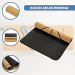 natural cork tpe yoga mat sports eco friendly exercise fitness gym pilates natural cork tpe yoga mat sports eco friendly exercise fitness gym pilates