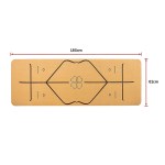natural cork tpe yoga mat sports eco friendly exercise fitness gym pilates natural cork tpe yoga mat sports eco friendly exercise fitness gym pilates