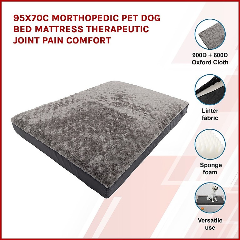95x70cm orthopedic pet dog bed mattress therapeutic joint pain comfort