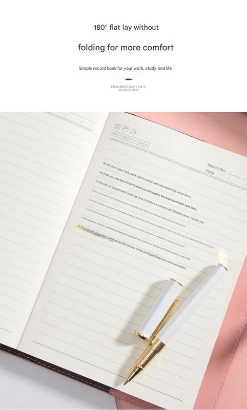Heart Lock Diary - Vintage Pink PU Leather Journal