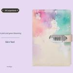 A5 Tie-Dye Journal with Lock - 240 Pages, Soft Cover
