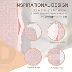 Pink cover design with exquisite texture and sturdy strap.
