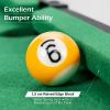 wooden mini snooker tables billiards game pool table set toy extra size for kids Pool ball demonstrating excellent bumper ability