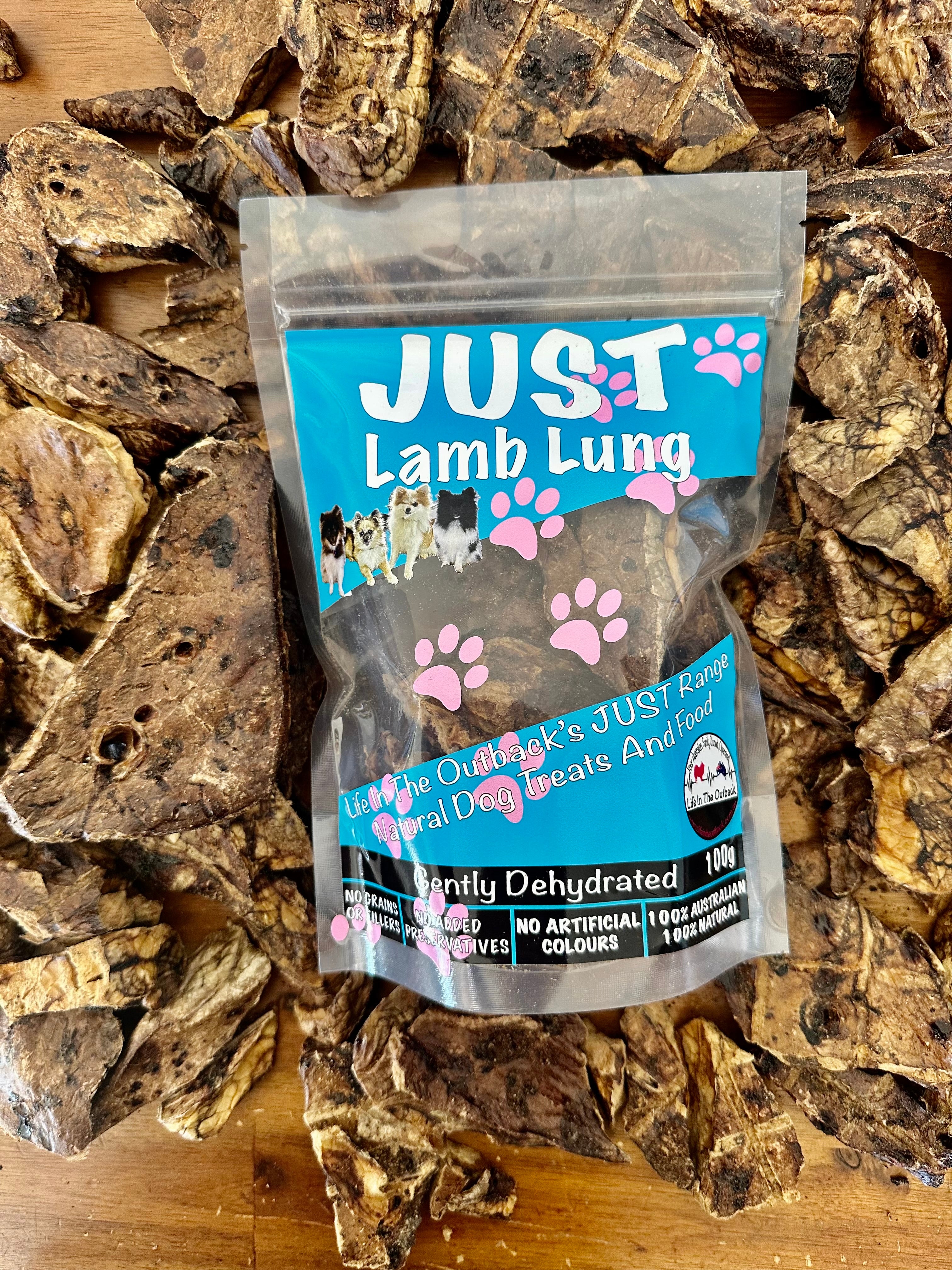 1x just lamb lung 100g