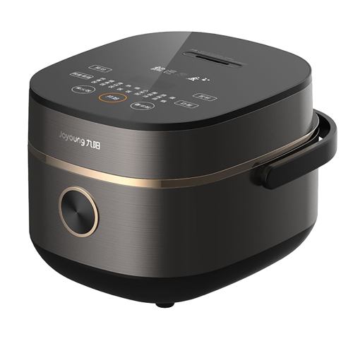 v940 fa f20 209997 00.jpg Modern black rice cooker with digital controls.