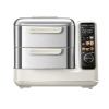 Stainless steel double drawer electric food steamer
