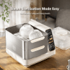 Kitchen steamer for easy family health protection.