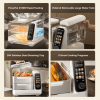 Multi-function appliance: rapid heating, steaming, smart programs.