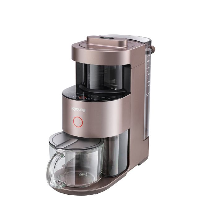 Joyoung automatic soy milk maker, glass pitcher included.