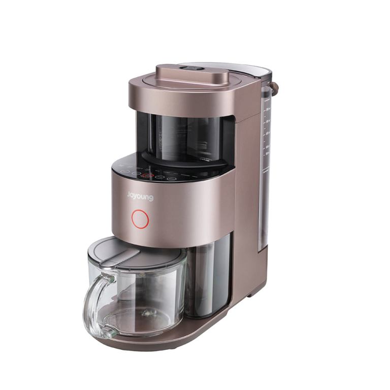 Joyoung automatic soy milk maker, glass pitcher included.
