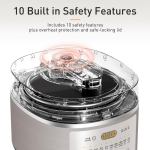 joyoung induction heating pressure cooker 5l double liner pot au version Appliance with 10 safety features, overheat protection.