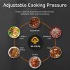Adjustable cooking pressure for various dishes