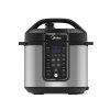 v943 mpc60010adkh 218782 00.jpg Midea pressure cooker with digital display and controls.