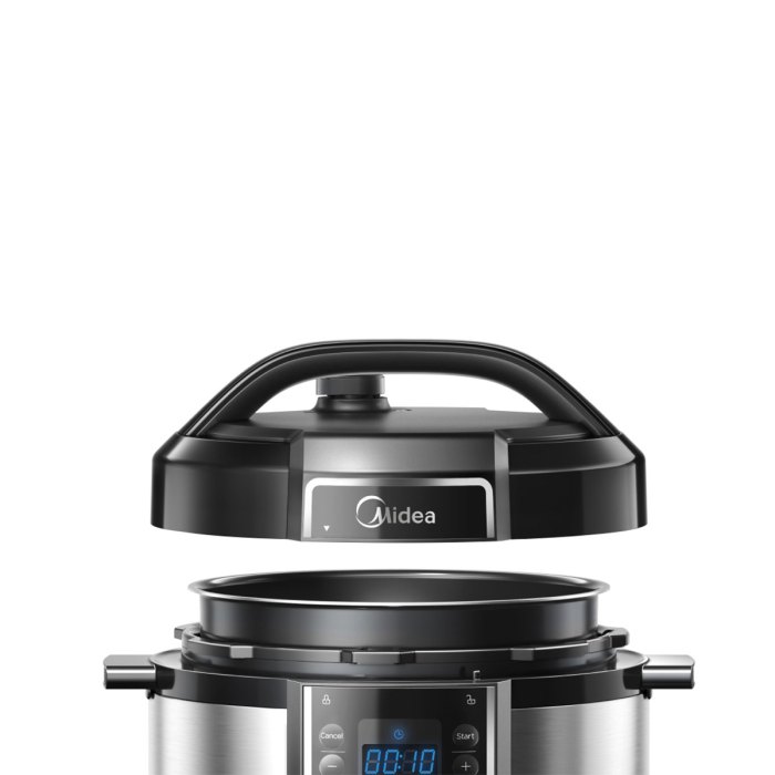 midea 5.7l 12 programs pressure cooker Modern electric pressure cooker with digital display