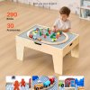 vevor multi purpose activity play table 290 building bricks & 30 pcs accessories