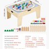 vevor multi purpose activity play table 290 building bricks & 30 pcs accessories
