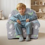 vevor toddler chair glow in the dark plush baby chair playroom furniture grey vevor toddler chair glow in the dark plush baby chair playroom furniture grey
