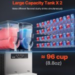 vevor 12lx2 tank commercial slushy machine margarita smoothie frozen drink maker vevor 12lx2 tank commercial slushy machine margarita smoothie frozen drink maker