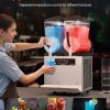 vevor 12lx2 tank commercial slushy machine margarita smoothie frozen drink maker