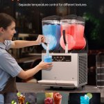 vevor 12lx2 tank commercial slushy machine margarita smoothie frozen drink maker vevor 12lx2 tank commercial slushy machine margarita smoothie frozen drink maker