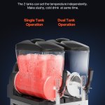 vevor 12lx2 tank commercial slushy machine margarita smoothie frozen drink maker vevor 12lx2 tank commercial slushy machine margarita smoothie frozen drink maker