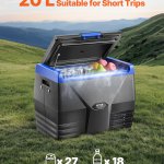 vevor portable car refrigerator freezer compressor 20l single zone for car home vevor portable car refrigerator freezer compressor 20l single zone for car home