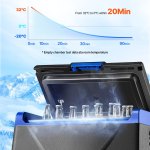 vevor portable car refrigerator freezer compressor 20l single zone for car home vevor portable car refrigerator freezer compressor 20l single zone for car home