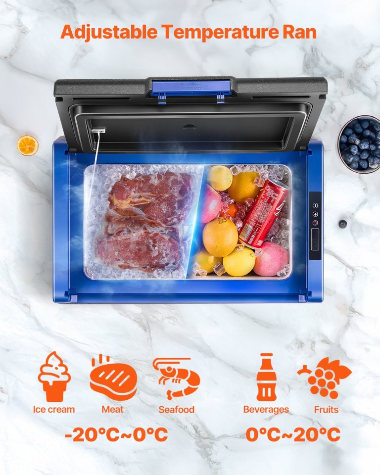 vevor portable car refrigerator freezer compressor 20l single zone for car home vevor portable car refrigerator freezer compressor 20l single zone for car home