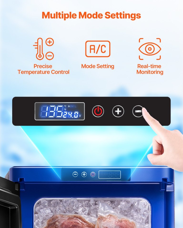 vevor portable car refrigerator freezer compressor 35l single zone for car home vevor portable car refrigerator freezer compressor 35l single zone for car home