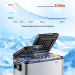 vevor portable car refrigerator freezer compressor 45l dual zone for car home vevor portable car refrigerator freezer compressor 45l dual zone for car home
